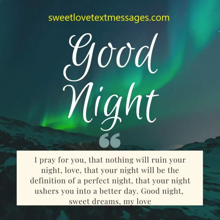 Good Night Sweet Dreams My Love Messages & Quotes - Love Text Messages