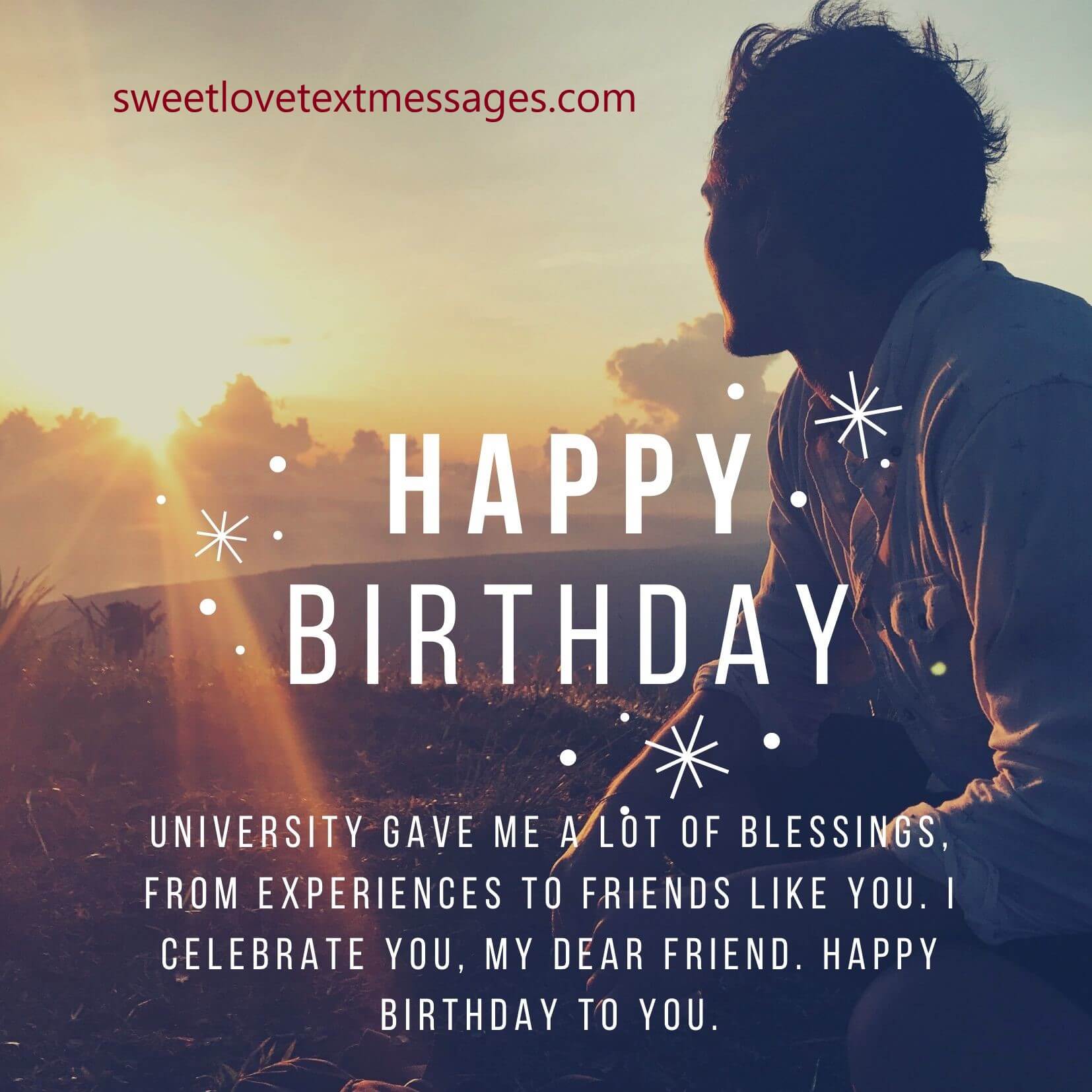 Birthday Wishes for Friend Male Happy Birthday Guy Love Text Messages