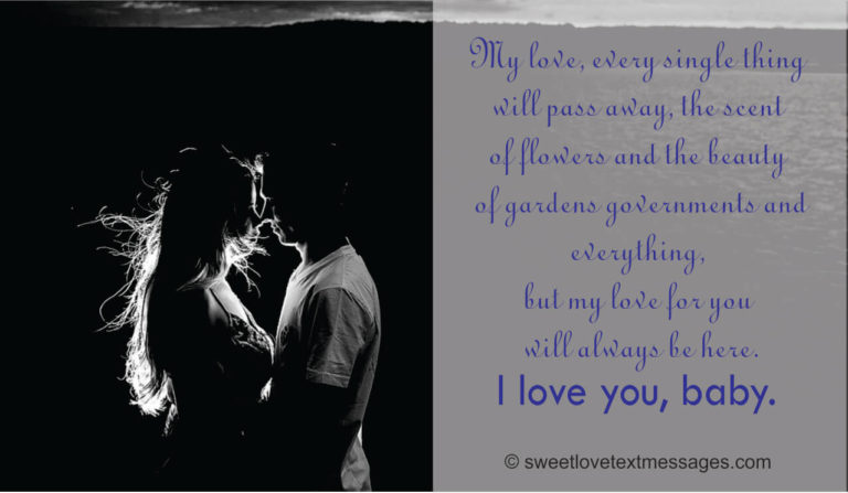 Sweet Romantic Love Message for my Wife - Love Text Messages