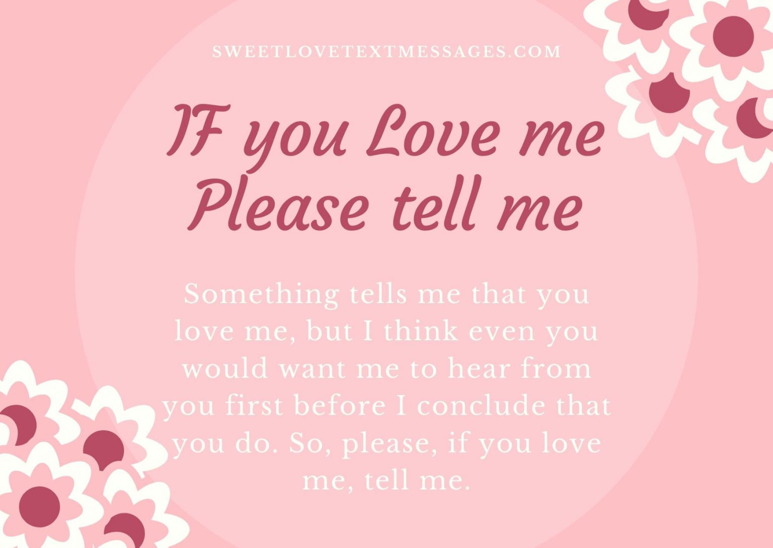 If You Like Me Tell Me Quotes - Love Text Messages