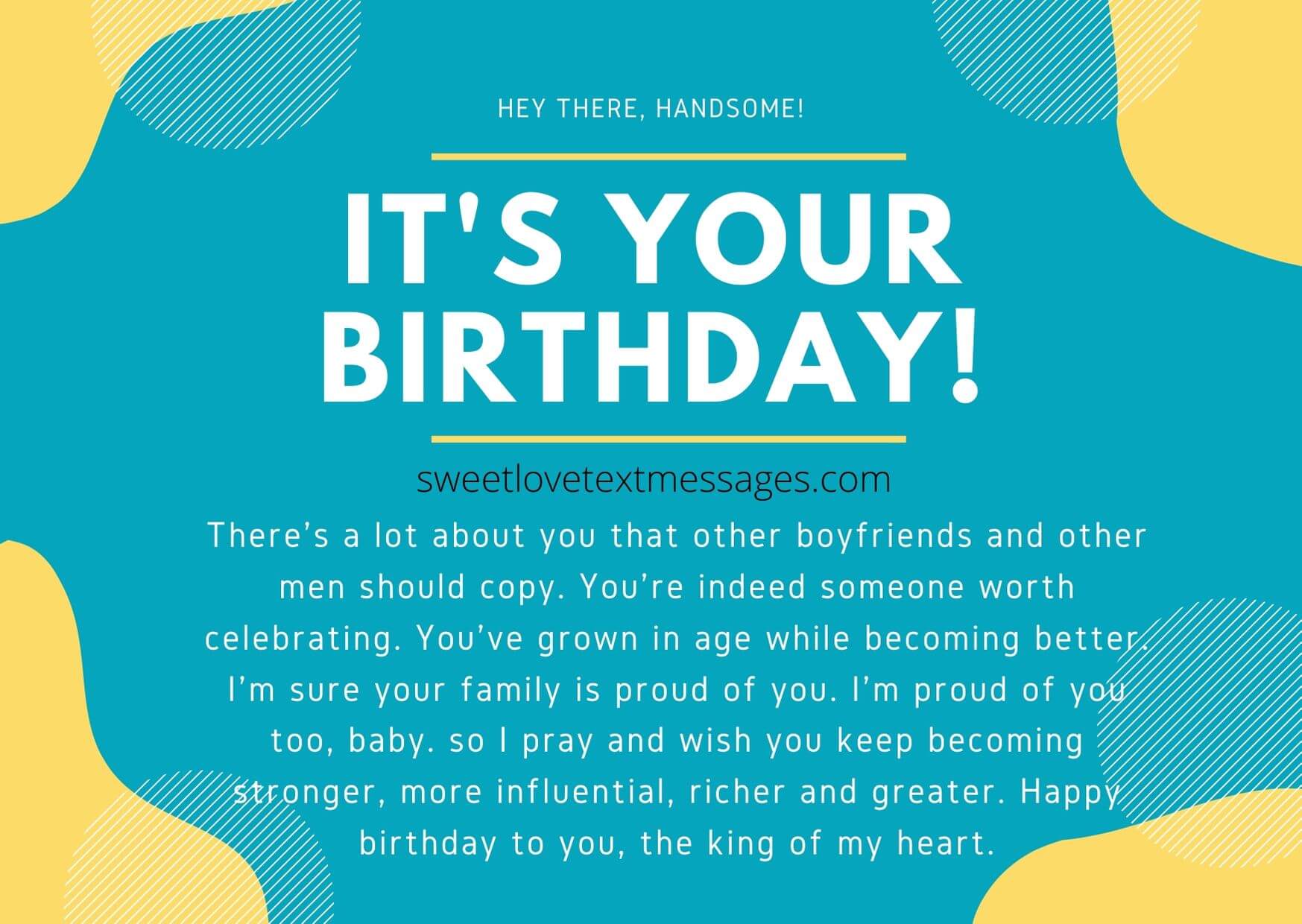 paragraphs to send to your boyfriend for his birthday